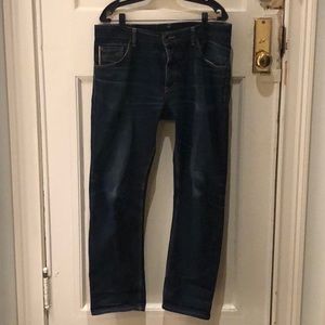 Raleigh Raw Salvage Distressed Denim